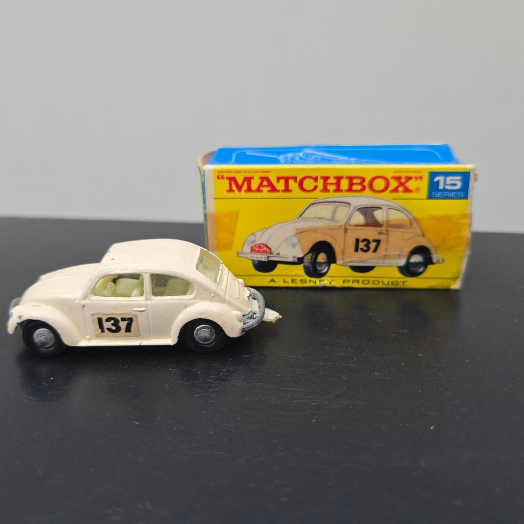 Matchbox no.15 Volkswagen 1500 Saloon, 1968 inclusief doosje, Hobby en Vrije tijd, Ophalen of Verzenden, Gebruikt, Auto, Matchbox