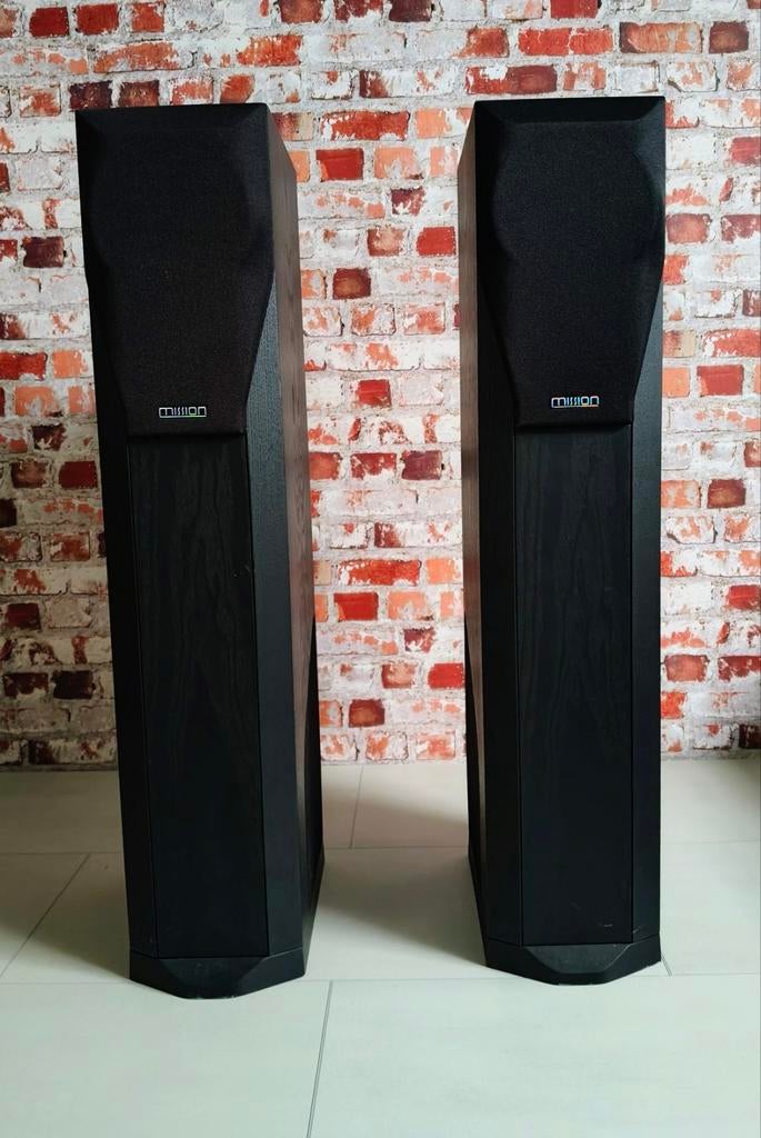 Mission 782 Vloerstaande Luidsprekers, Zo goed als nieuw, 120 watt of meer, Front, Rear of Stereo speakers, Ophalen