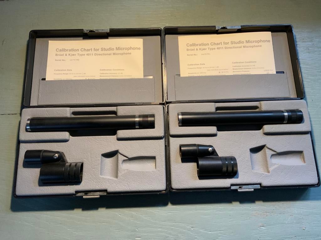 Topset Bruel & Kjaer 4011 matched pair vintage. DPA, Muziek en Instrumenten, Microfoons, Ophalen of Verzenden, Gebruikt