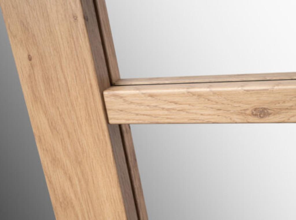 Eiken binnendeur met glas opdekdeur 83 x 201 Svedex, 80 tot 100 cm, Binnendeur, Nieuw, Ophalen of Verzenden