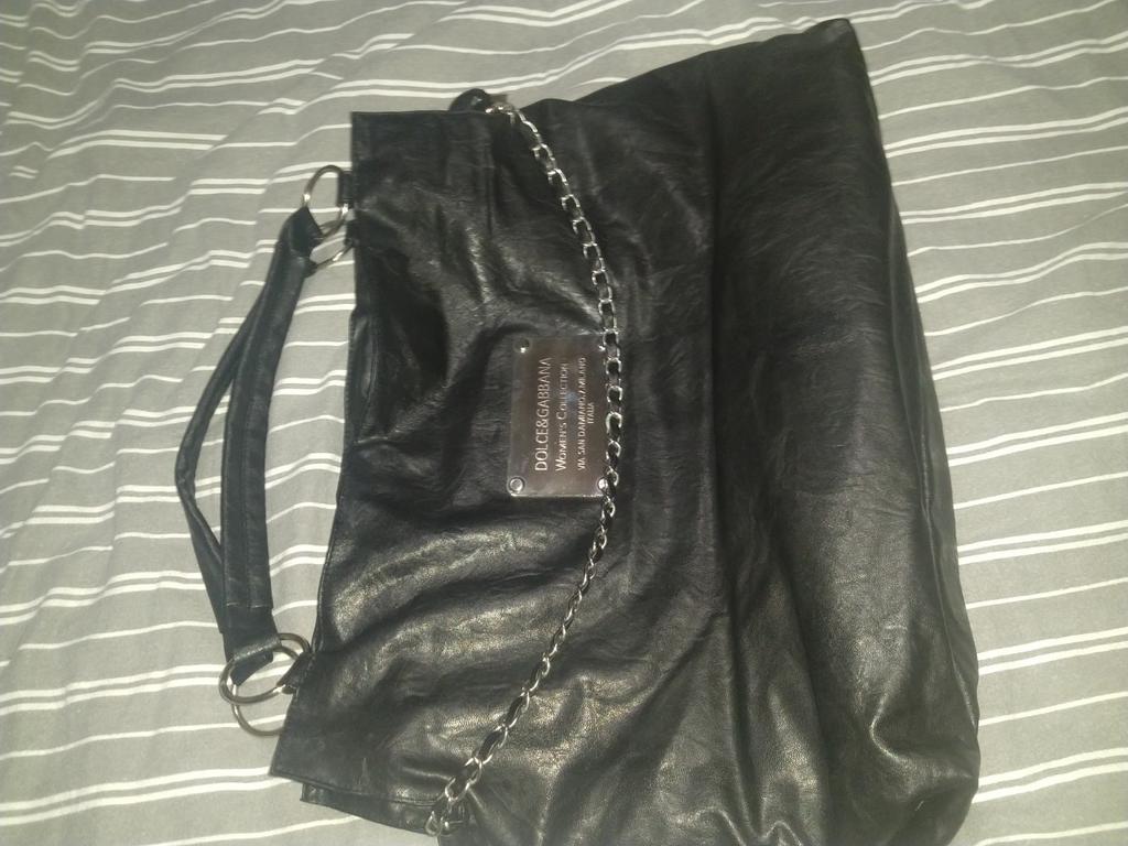 Dolce & Gabbana Zwarte Tas, Ophalen of Verzenden, Gebruikt, Zwart, Handtas
