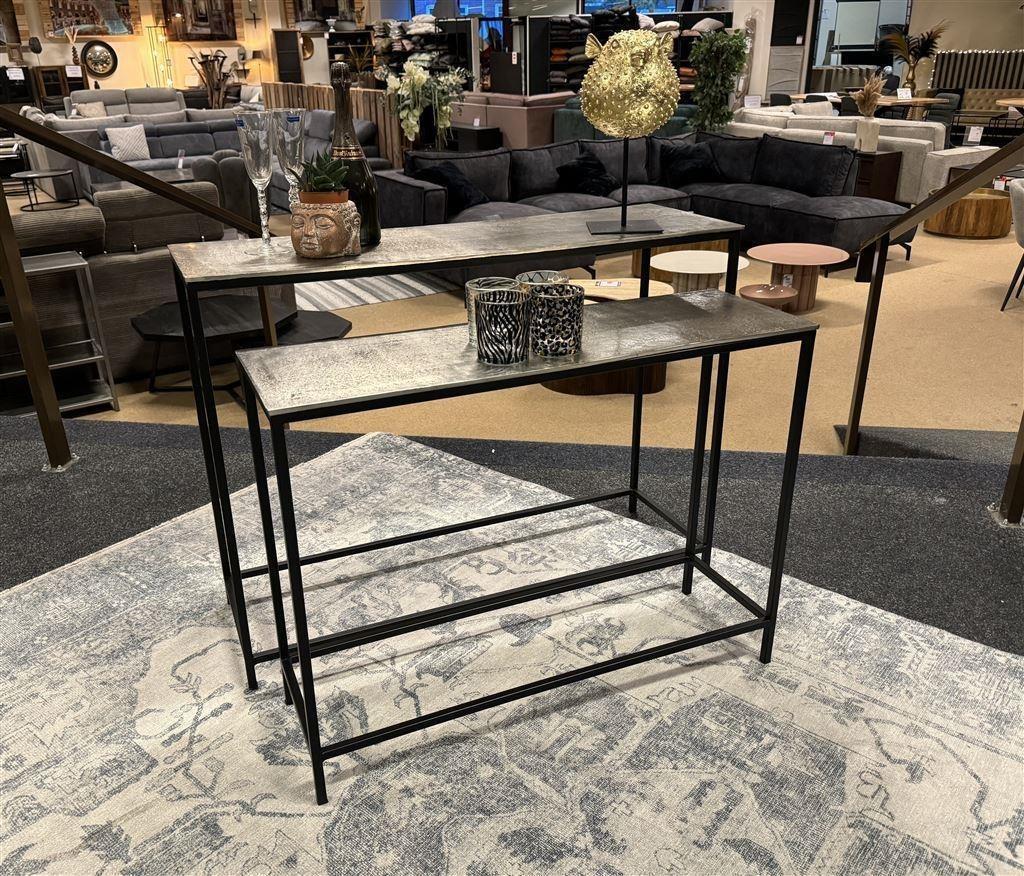 Sidetable 2-delig €149,- Nikkel Direct/Leverbaar E-1966