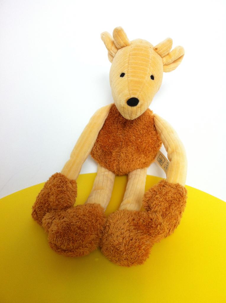5310 difrax giraf giraffe bruin geel, Ophalen of Verzenden, Zo goed als nieuw, Overige typen