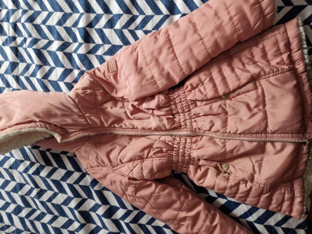 DKNY Jeans Meisjes Jas Maat 140, Ophalen of Verzenden, Zo goed als nieuw, DKNY Jeans, Meisje