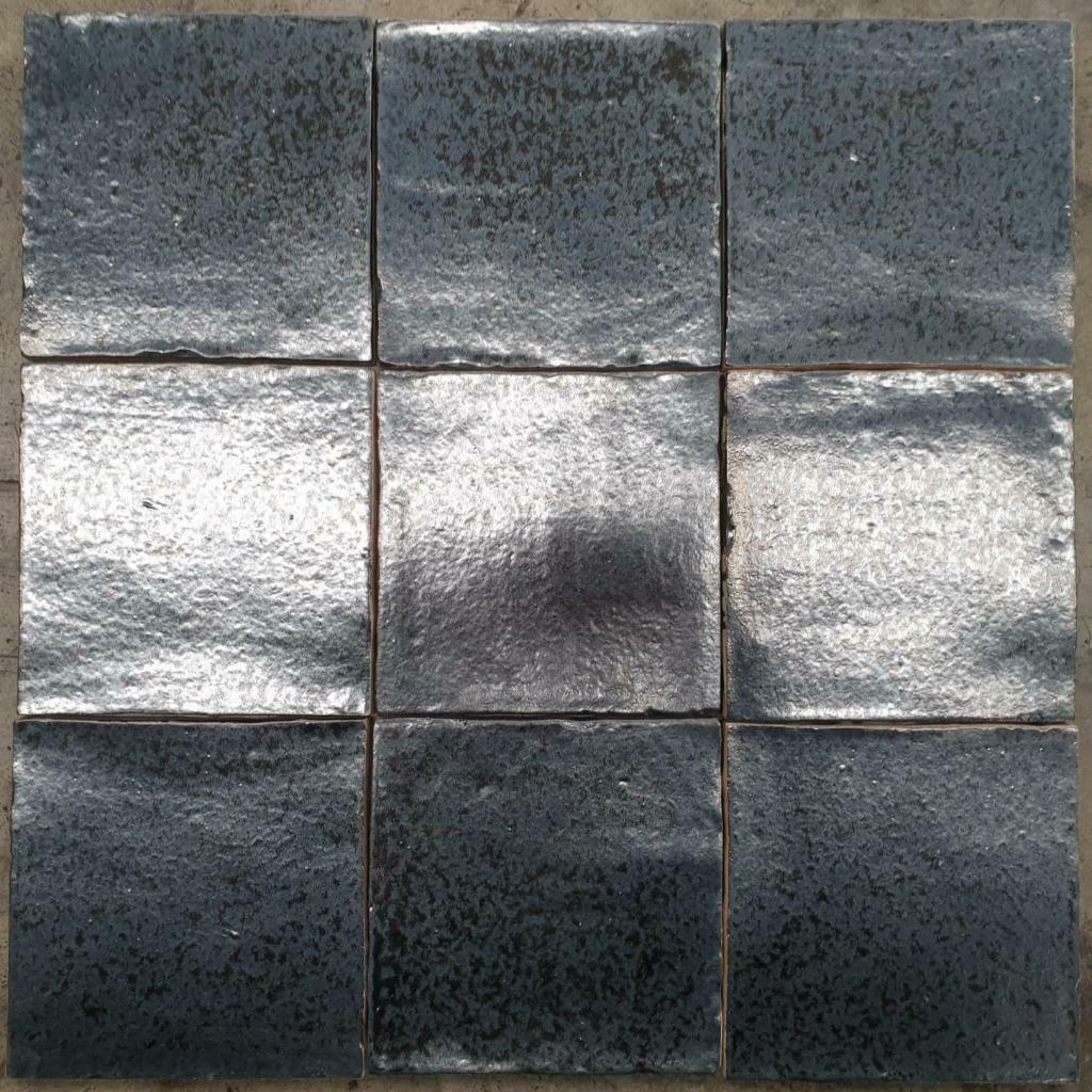 Metallic Zwart | Spaanse Witjes, Doe-het-zelf en Verbouw, Tegels, Ophalen, Nieuw, Minder dan 20 cm, Minder dan 20 cm