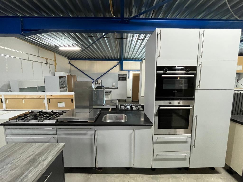 Complete keuken Compleet met APP 120Keukens op voorraad 2859, Huis en Inrichting, Keuken | Complete keukens, Ophalen of Verzenden