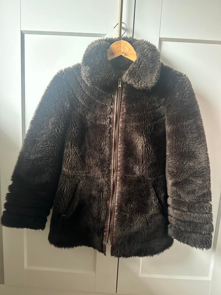 Bontjas carnaval, Ophalen of Verzenden, Zo goed als nieuw, Maat 36 (S), Bruin