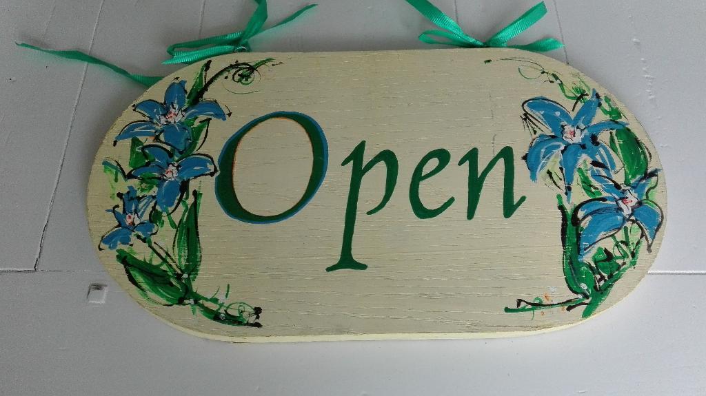 open/ closed sign, Ophalen of Verzenden, Zo goed als nieuw