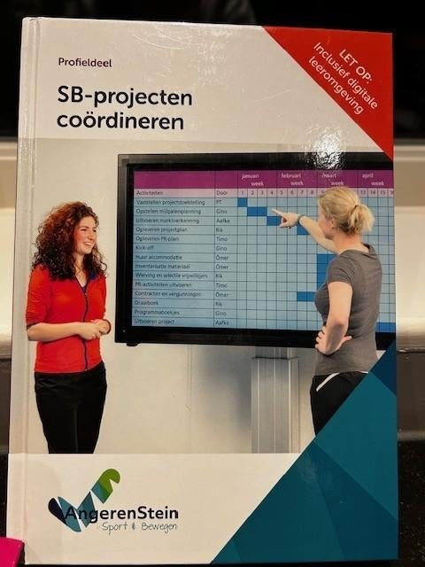 SB-projecten coördineren, lesboek, Boeken, Studieboeken en Cursussen, Zo goed als nieuw, MBO, Beta, Ophalen of Verzenden