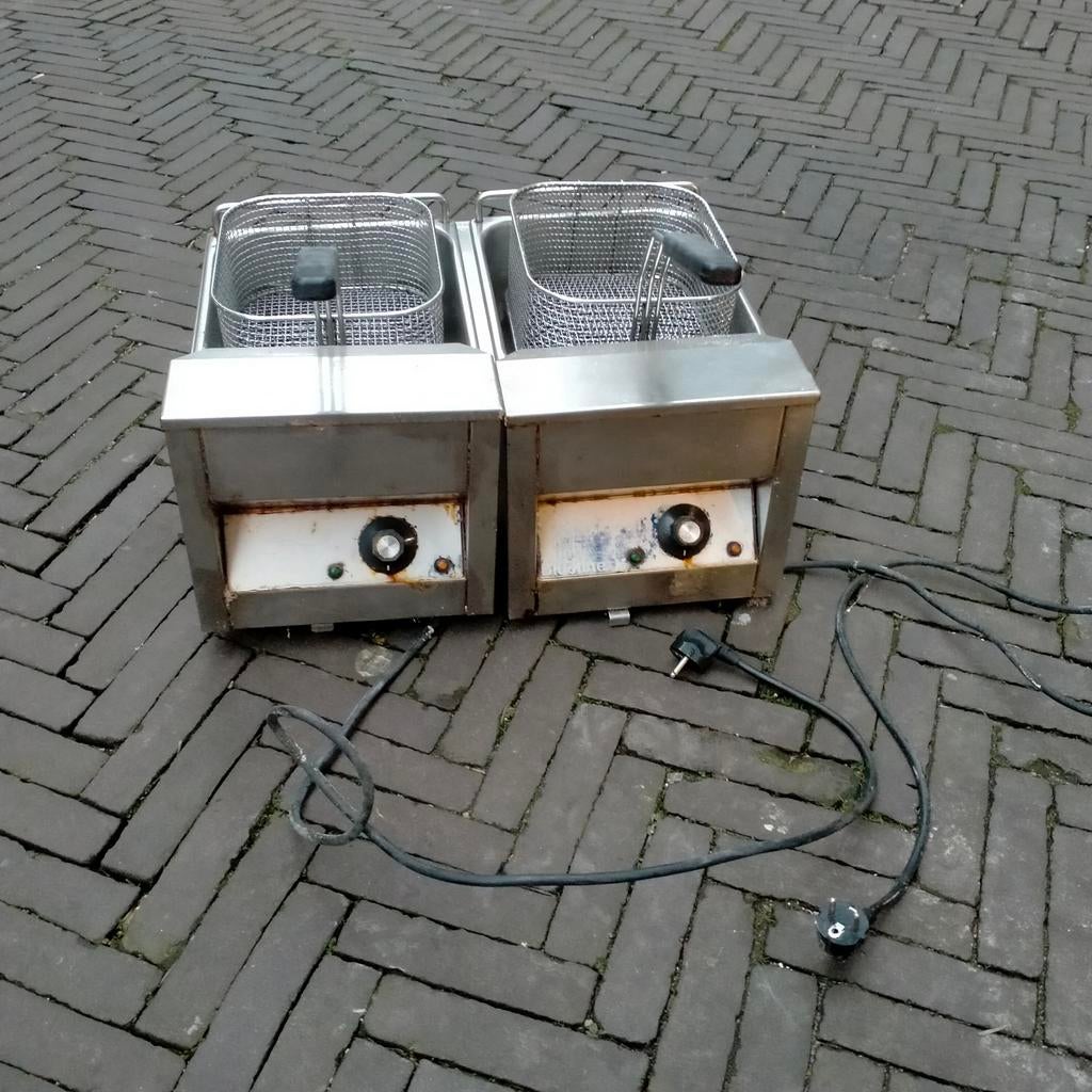 Hendi BlueLine Dubbele Frituur, Ophalen, Gebruikt