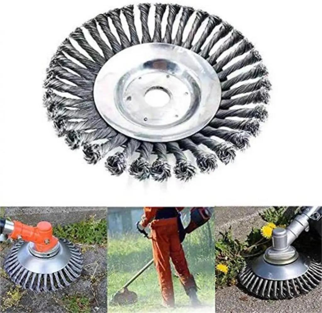 Staalborstel onkruidborstel benzine  bosmaaier 8 inch 20cm, Benzine, Verzenden, Nieuw, Nvtnvt