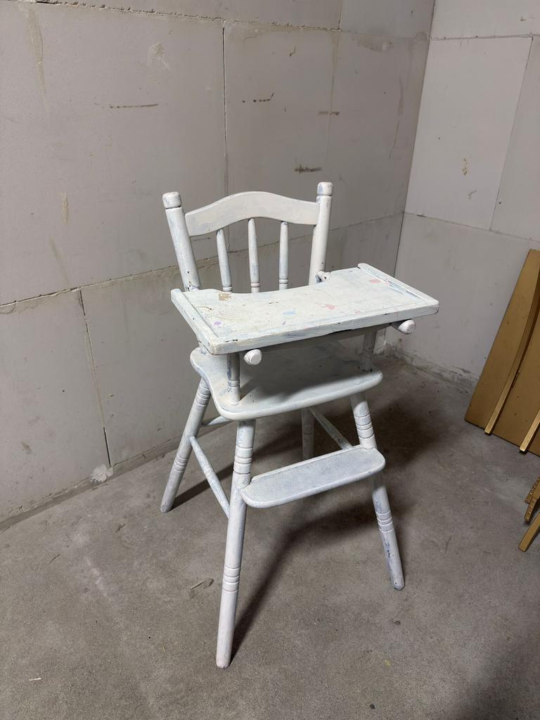 Vintage kinderstoel hout, Kinderen en Baby's, Kinderstoelen, Ophalen, Gebruikt, Overige typen