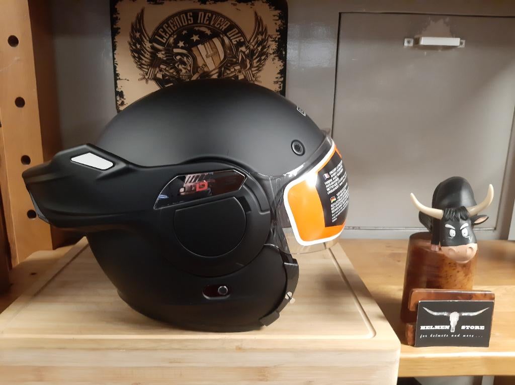 Beon stratos helm XL systeemhelm mat zwart helm XL nieuw, Motoren, Kleding | Motorhelmen, Dames, Heren, Systeemhelm, XL, Overige merken