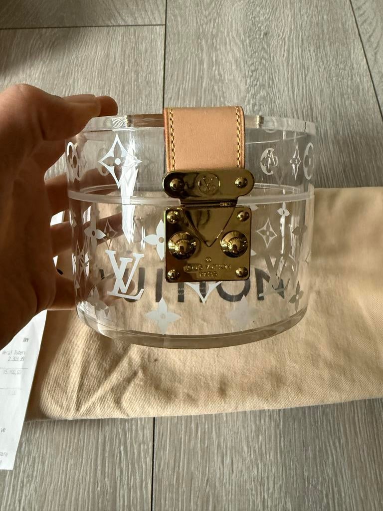 Louis Vuitton Lucite Trunk Clutch, Ophalen of Verzenden, Nieuw, Overige kleuren, Avondtasje