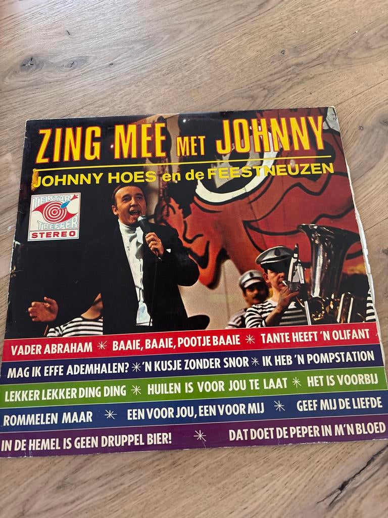 Johnny Hoes - Zing Mee Met Johnny LP, Ophalen of Verzenden, Gebruikt, 12 inch