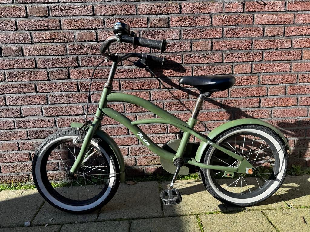 Nogan Harley Jongensfiets 16 inch, Ophalen, Zo goed als nieuw, 16 inch, Handrem