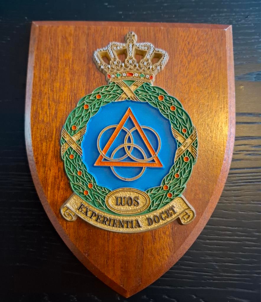 Wapenschild LUOS, Ophalen of Verzenden, Landmacht, Nederland, Embleem of Badge