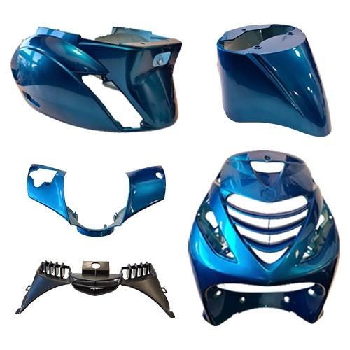 Kappenset 5-delig Piaggio Zip Sp Ice Candy Blauw NIEUW, Ophalen of Verzenden, Nieuw, Kap, Aplus