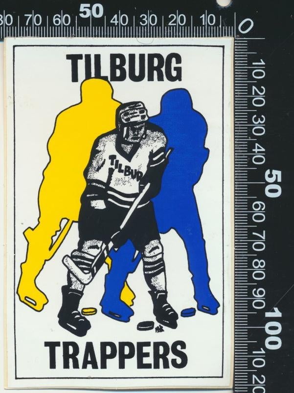 Sticker: Tilburg Trappers (3), Ophalen of Verzenden, Zo goed als nieuw, Sport