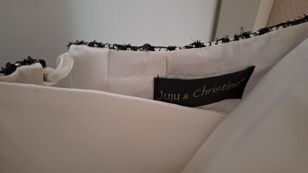 Elegante cocktailjurk van Juju & Christine, Maat 38/40 (M), Zwart, Ophalen of Verzenden, Knielengte