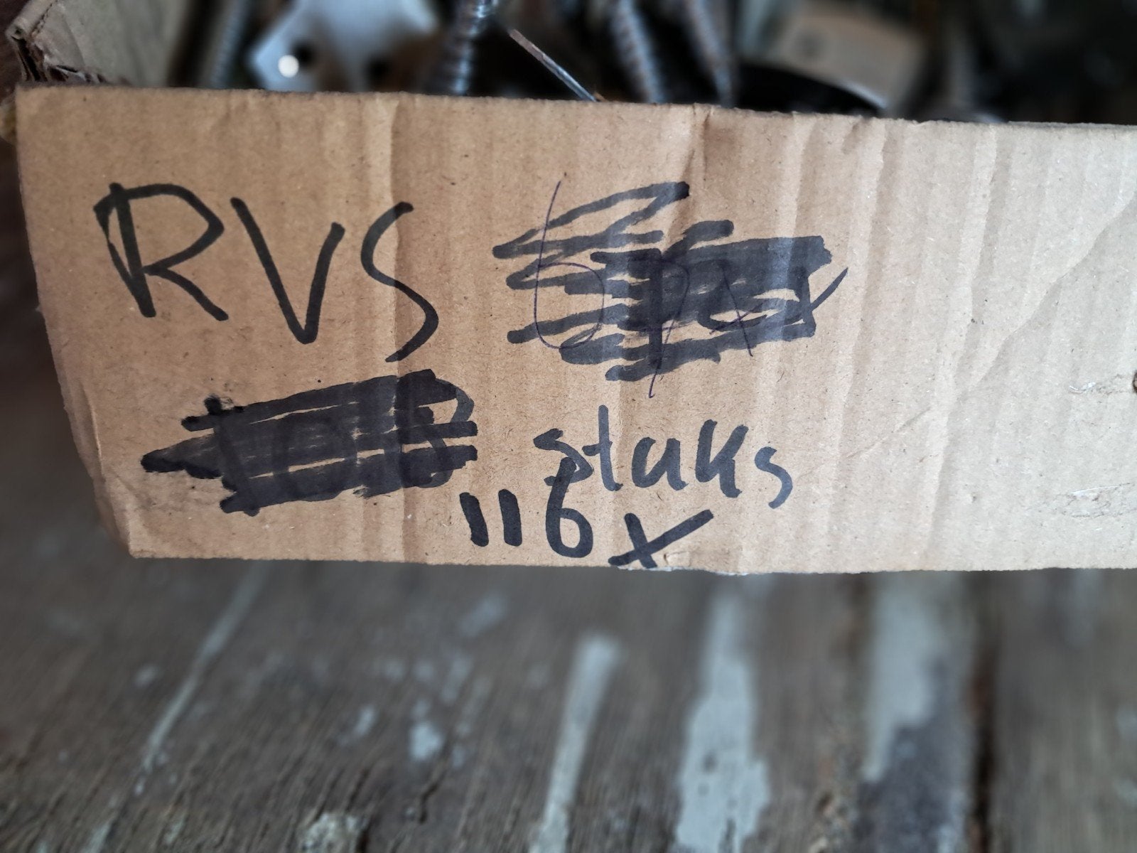 116 RVS Schermsteunen schuttingbeugels roestvrijstaal, Ophalen, Gebruikt, Overige typen, Rvs
