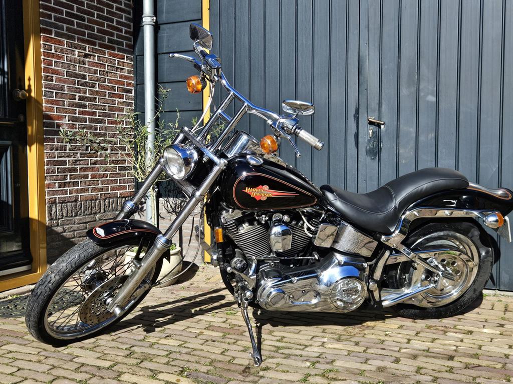UNIEK: Harley Davidson Softail 1995 –  22.450 km! – Evo-blok, Chopper, Particulier