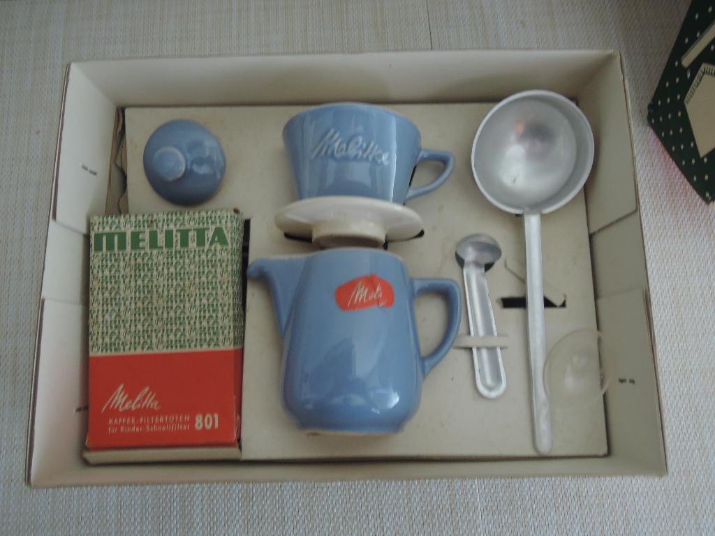 Speelgoed Melitta koffiekan met filter, Ophalen of Verzenden