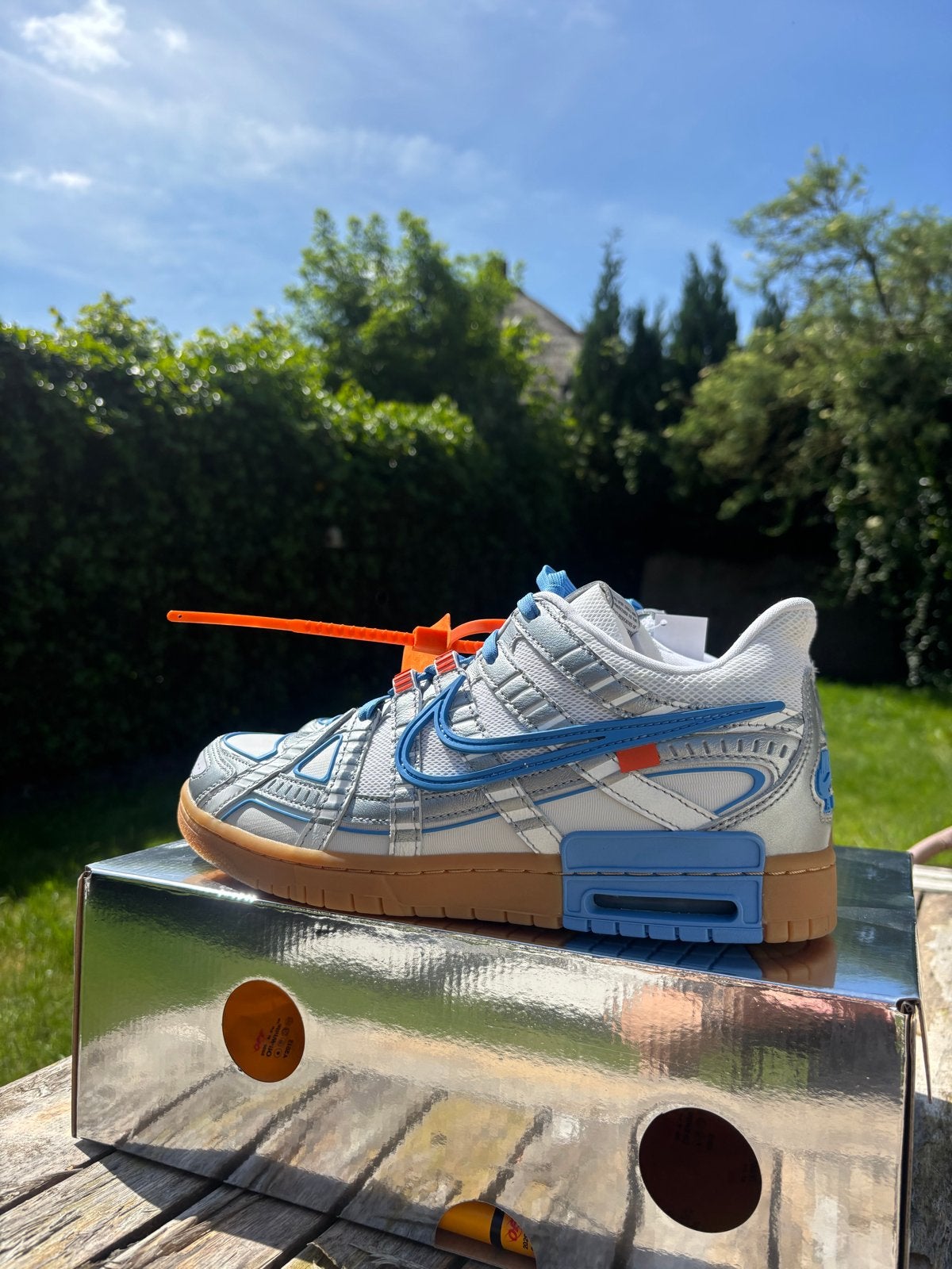 Nike Air Rubber Dunk Low Off-White Lot 17 - Maat 44 - Nieuw, Ophalen of Verzenden, Nieuw, Wit, Sneakers of Gympen