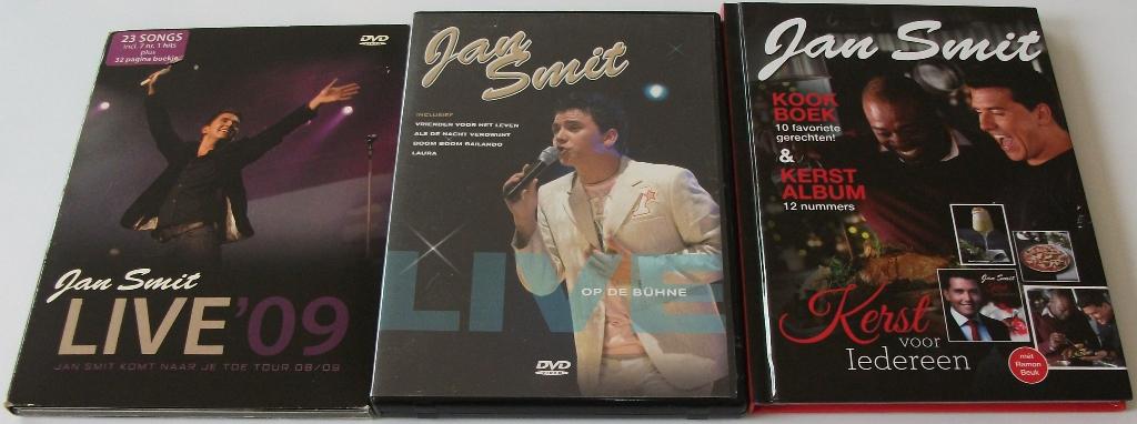 Dvd *** JAN SMIT *** 3 stuks, Cd's en Dvd's, Alle leeftijden, Ophalen of Verzenden, Zo goed als nieuw, Muziek en Concerten