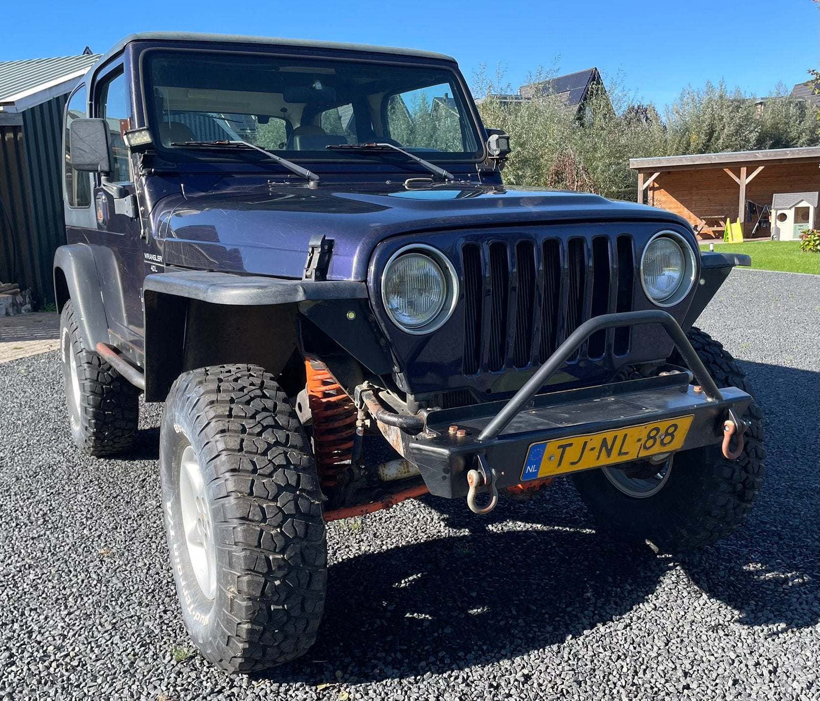 Jeep Wrangler TJ 4.0 (bj 1998), Auto's, 450 kg, 2000 kg, Origineel Nederlands, 3960 cc