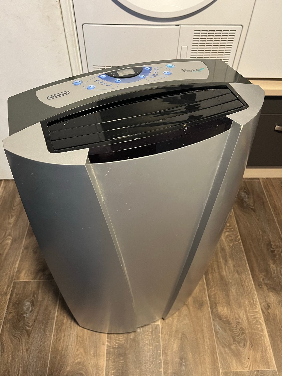 De'Longhi Pinguino PAC T100 Eco Mobiele Airco, Ophalen, Gebruikt, 3 snelheden of meer, Koelen en Ontvochtigen