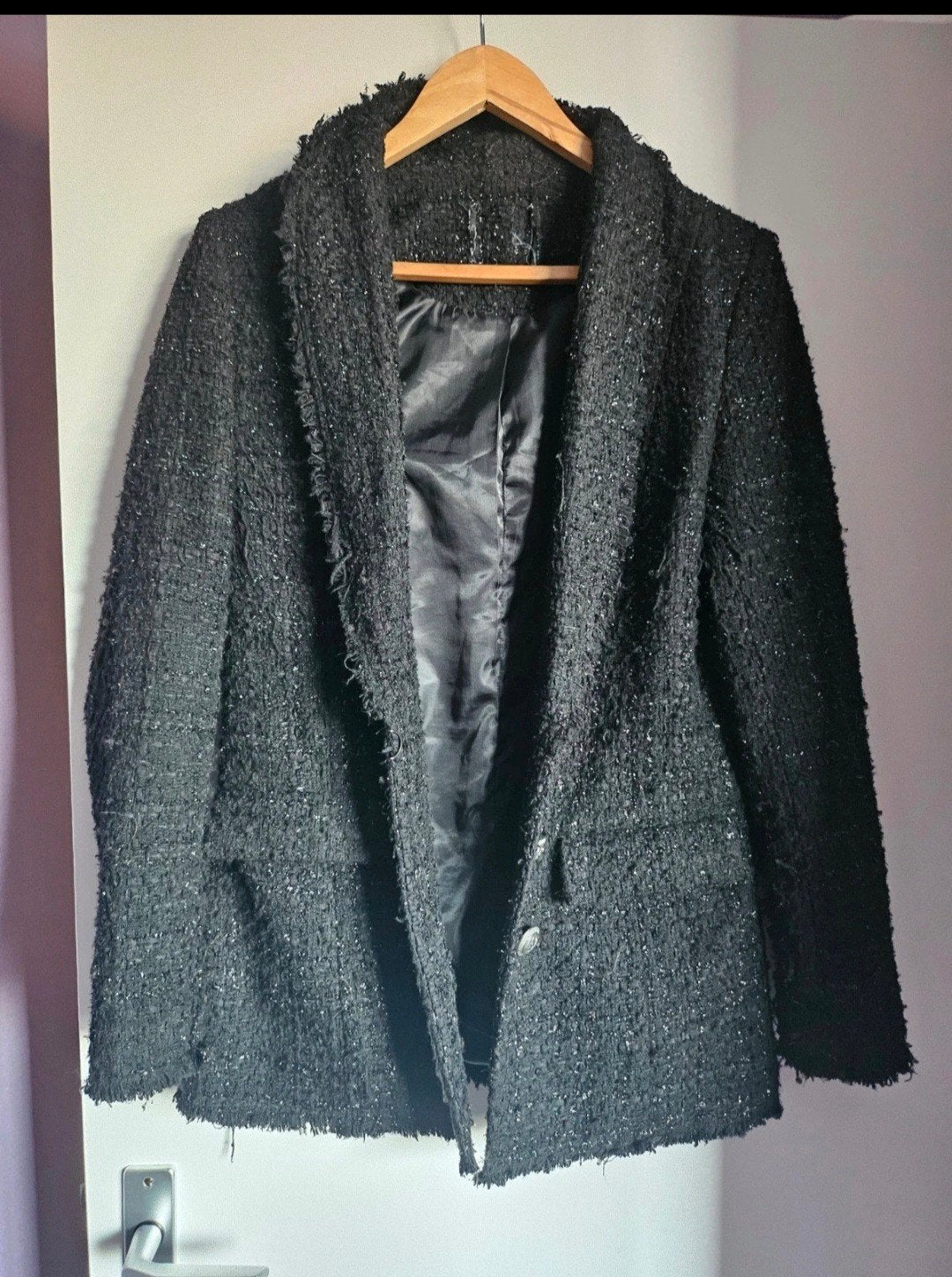 Nikkie blazer zwart tweed, Maat 38/40 (M), Zwart, Ophalen of Verzenden, Nikkie