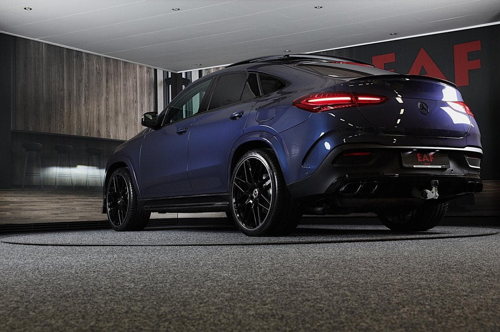 Mercedes-Benz GLE-klasse Coupé 400 e 4MATIC AMG 63 Look / M, Auto's, Automaat, Gebruikt, 4 cilinders, Blauw