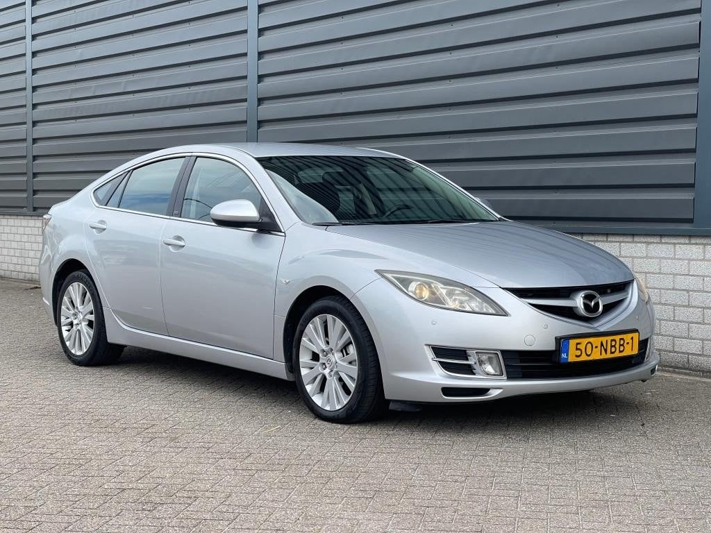 Mazda 6 2.0 CiTD Business Navi, style edition, Auto's, 1998 cc, Stof, Gebruikt, Zwart