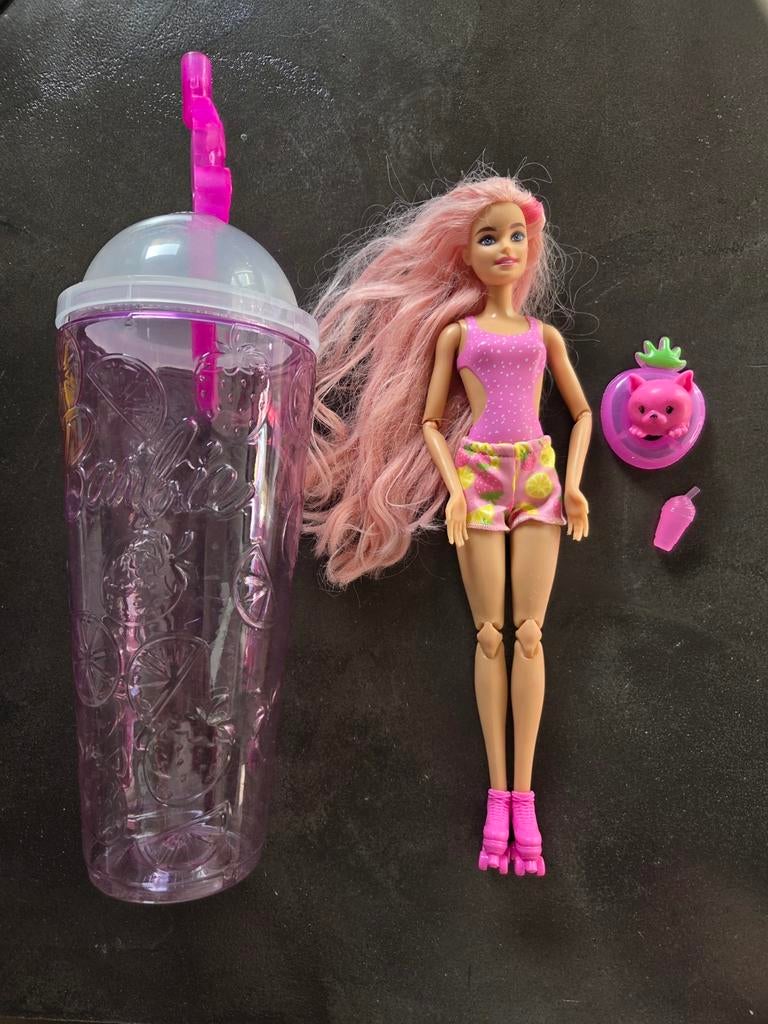 Barbie Pop Reveal Fruit Series Strawberry Lemonade, Kinderen en Baby's, Speelgoed | Poppen, Ophalen of Verzenden, Zo goed als nieuw