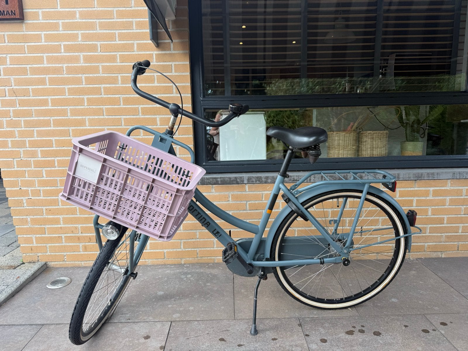 Cortina fiets met krat - Zo goed als nieuw, Terugtraprem, Versnellingen, Zo goed als nieuw, Minder dan 47 cm