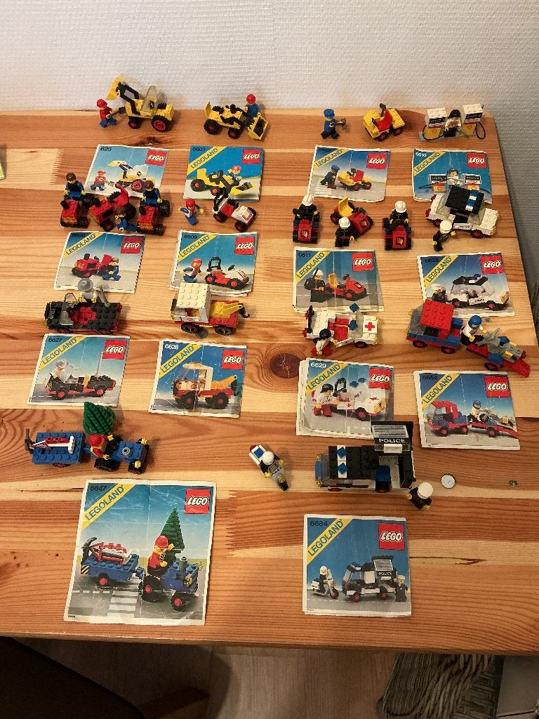 14 Vintage Legoland sets uit de jaren 80., Kinderen en Baby's, Gebruikt, Inclusief instructies, Lego, Ophalen of Verzenden