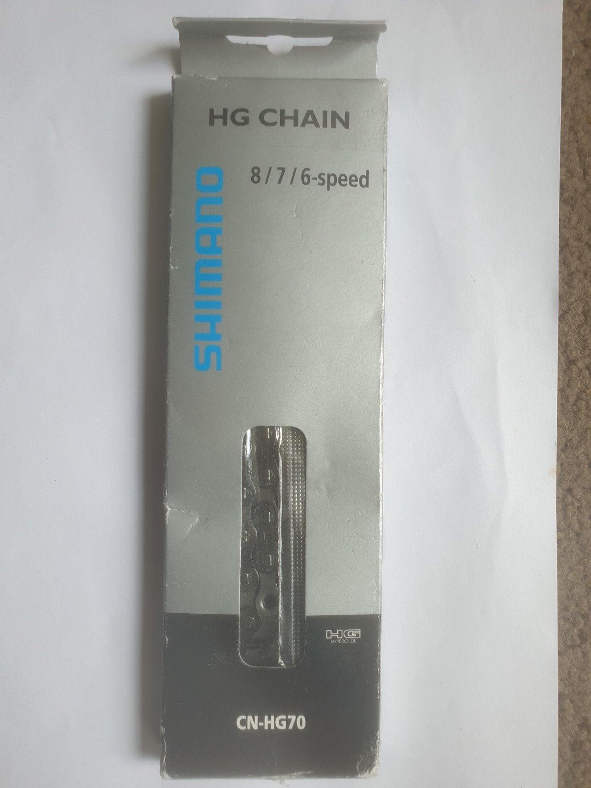 vintage ketting SHIMANO CN-HG70 114 schakels nergens te koop, Verzenden, Derailleur of Ketting, Shimano, Oldtimerfiets