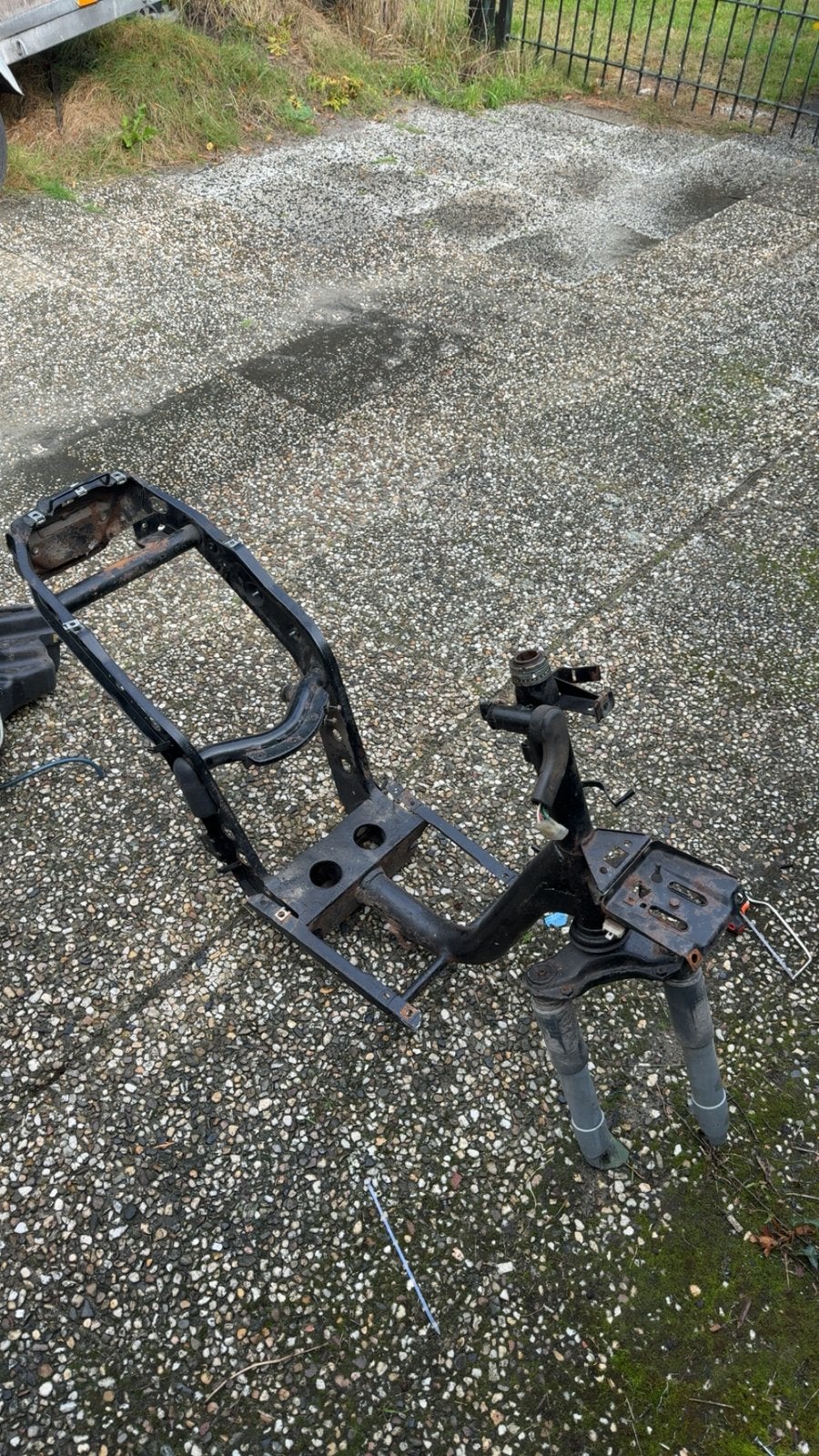 Zip type 2 frame, Fietsen en Brommers, Ophalen, Gebruikt, Frame, Piaggio