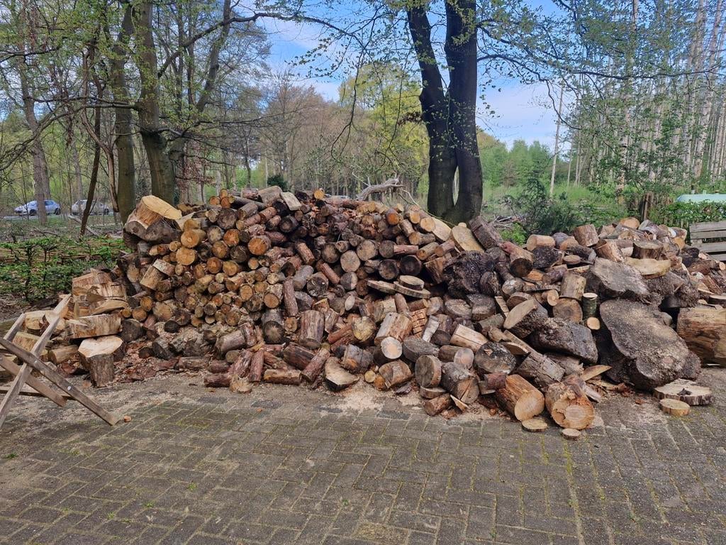 Haardhout gezaagd, Tuin en Terras, Haardhout, Minder dan 3 m³, Ophalen of Verzenden