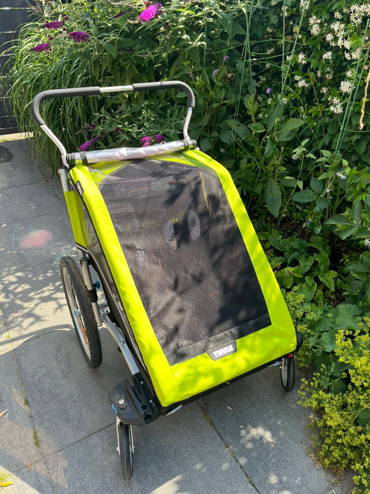 Thule Chariot Cheetah XT2 | Fietskar| incl. 3 koppelingen, Fietsen en Brommers, Ophalen, Gebruikt, Opvouwbaar, 40 tot 60 kg
