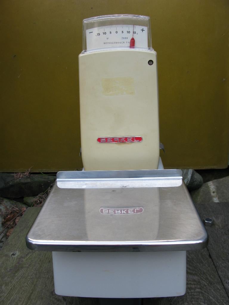 BERKEL WEEGSCHAAL MODEL 334 uit 1976 + GEWICHTEN, Ophalen, Gebruikt