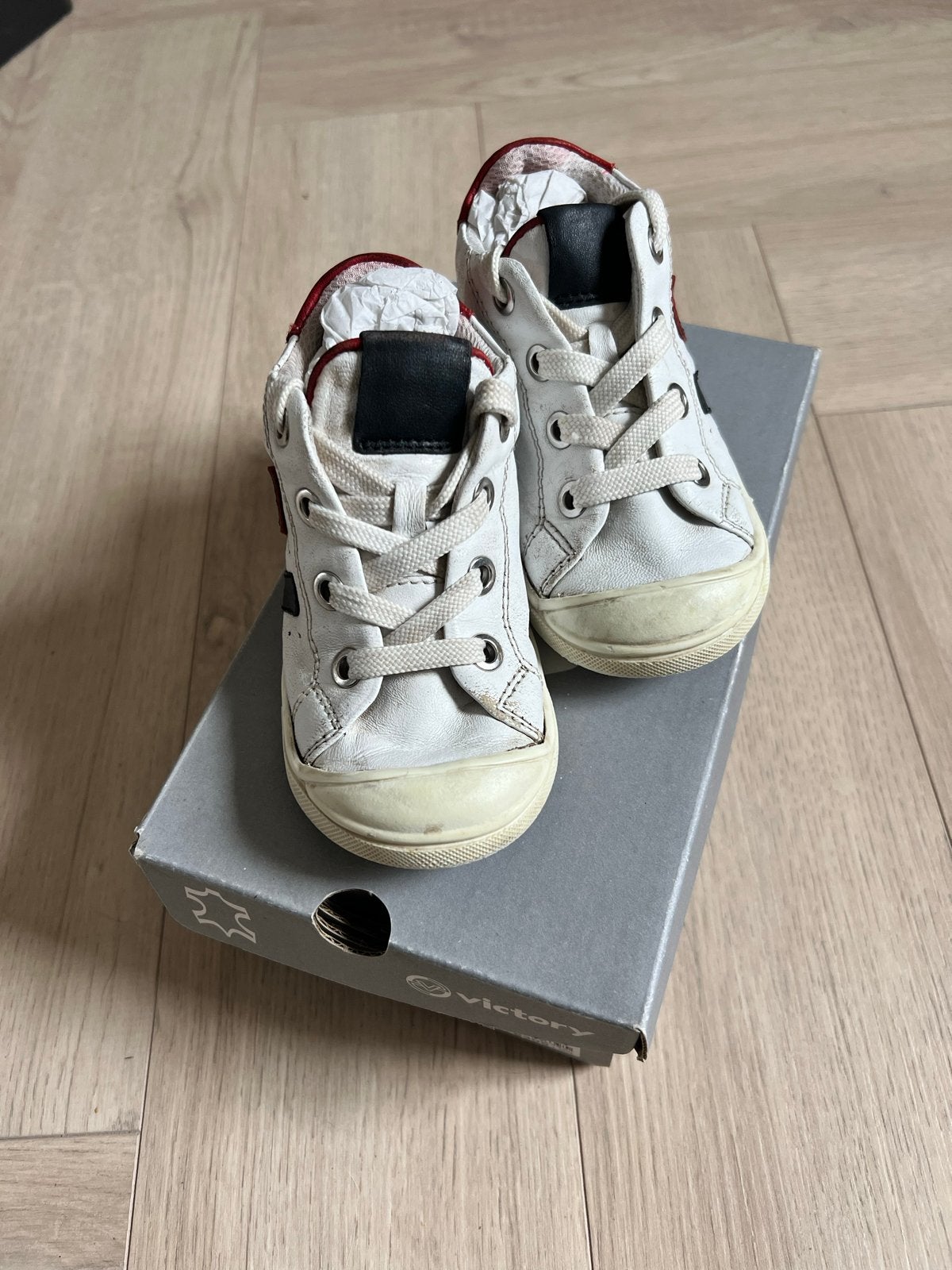 Vty leren schoenen maat 23, Gebruikt, Jongen of Meisje, Schoenen, Ophalen of Verzenden