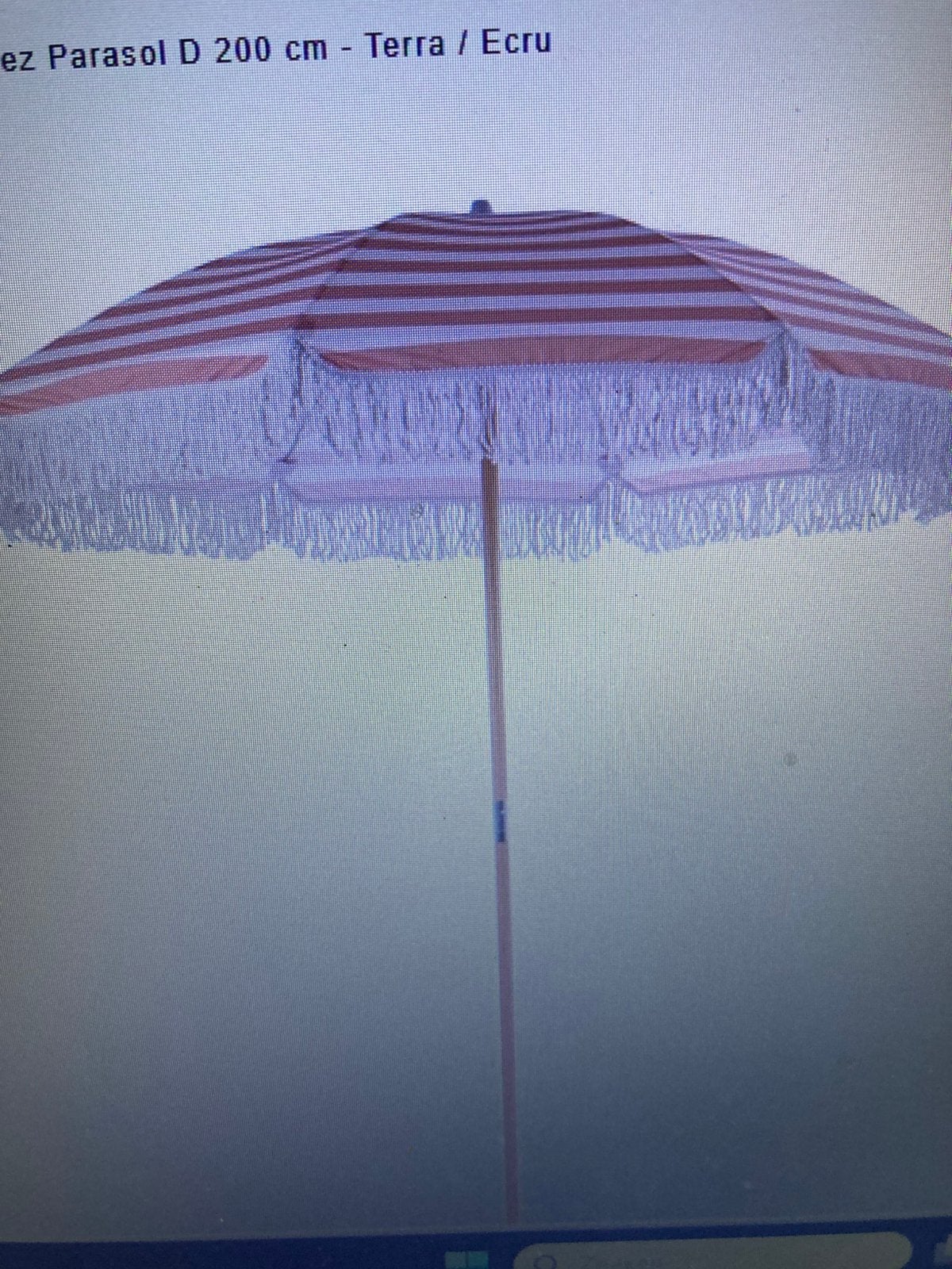 Vrolijke nieuwe !  franje Parasol, Ophalen, Nieuw, 1 tot 2 meter, Strandparasol