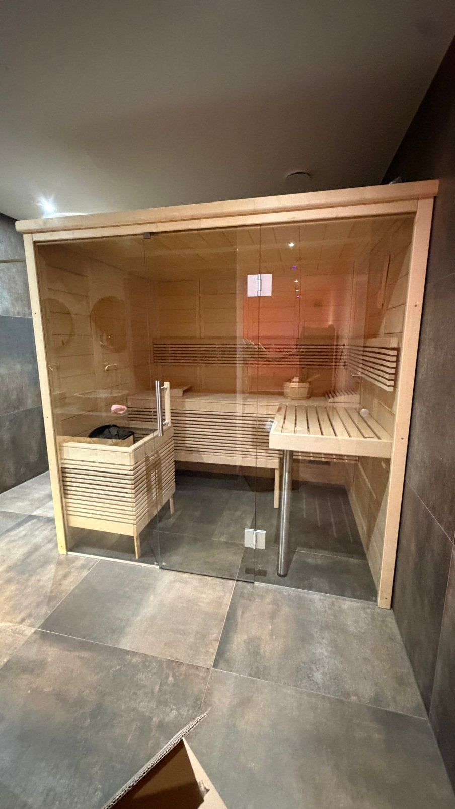 Luxe Sauna, Ophalen, Zo goed als nieuw, Complete sauna