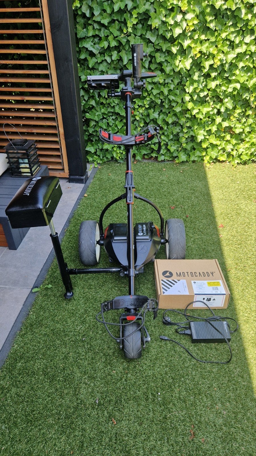 Motocaddy S1 PRO Golftrolley  36-Hole Lithium +Accessoires, Ophalen, Gebruikt, Golfkar, Overige merken