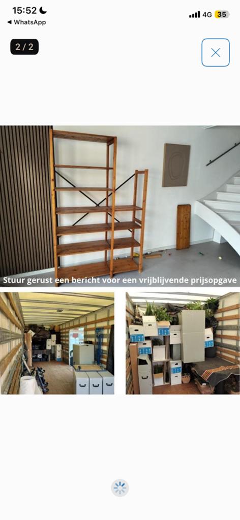 Verhuizen, verhuishulp, verhuizers.Goedkoop en zorgvuldig., Inpakservice, Opslag