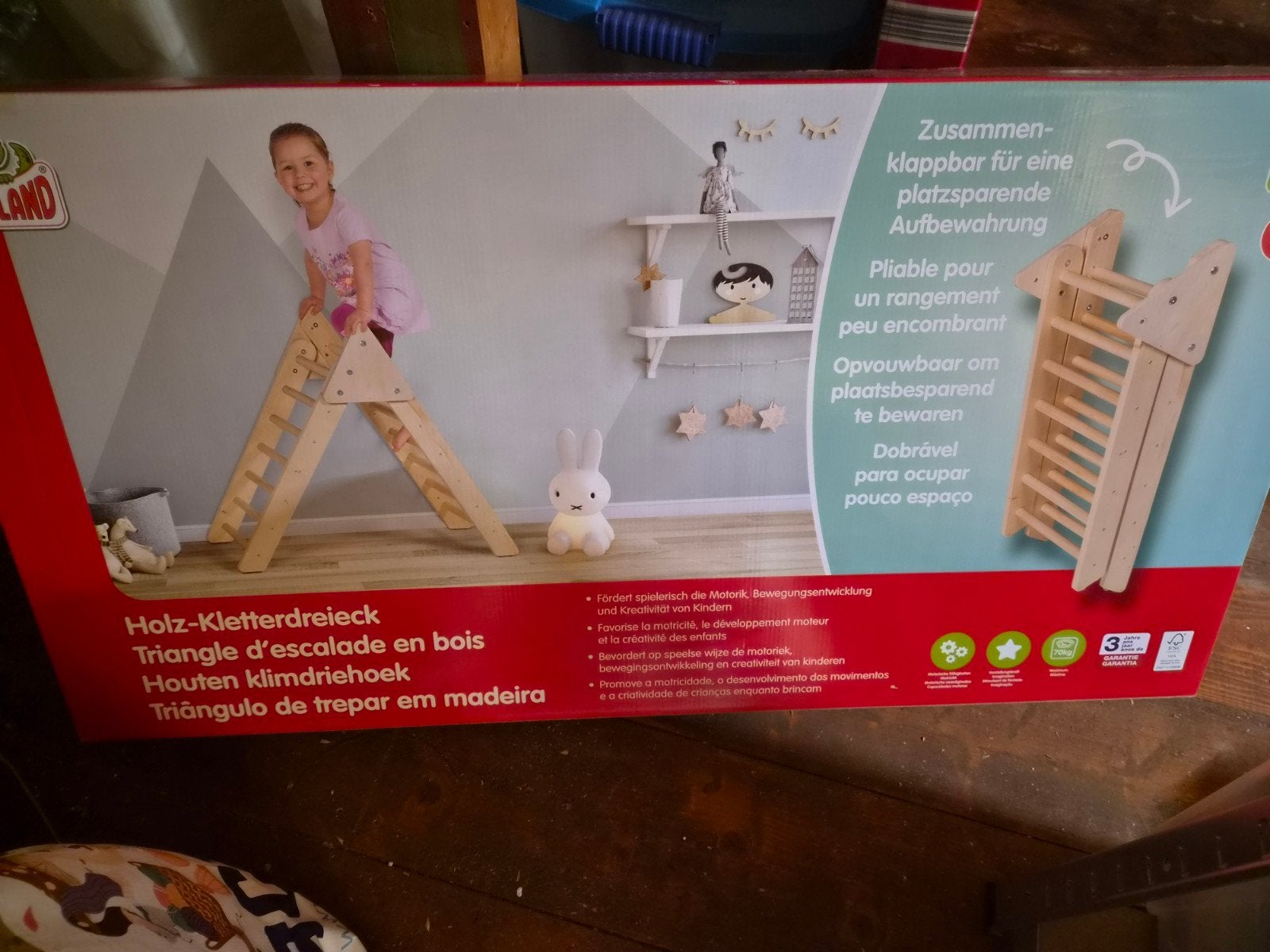 Houten klimrek nog nieuw in doos, Ophalen, Nieuw