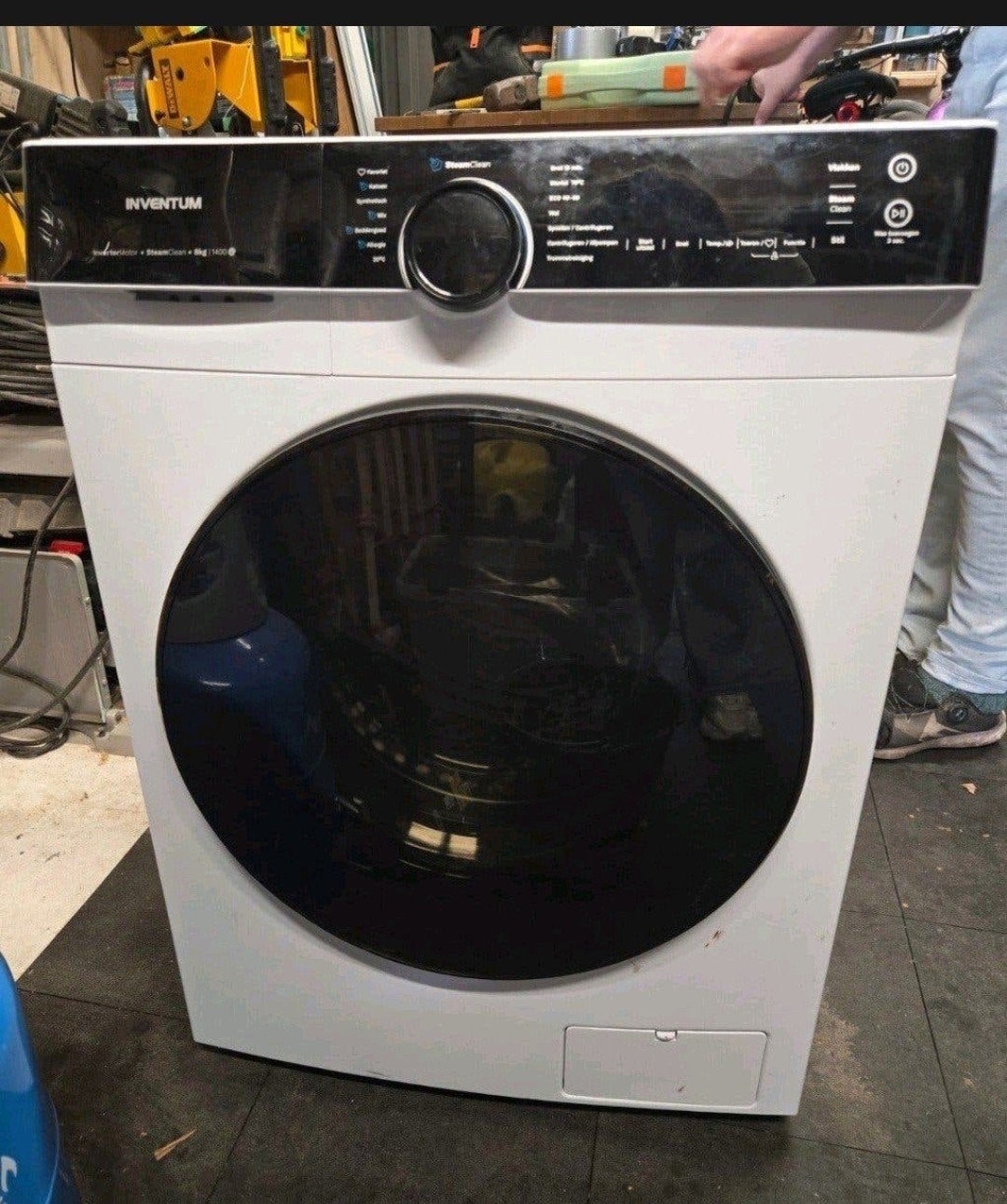 inventum steam clean wasmachine, 8 tot 10 kg, Ophalen of Verzenden, Zo goed als nieuw, 85 tot 90 cm