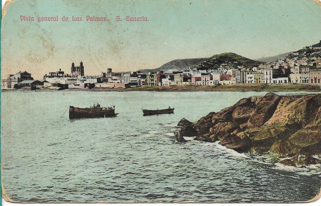 Spanje 1916 Gran Canaria ,Las Palmas, Verzamelen, Verzenden, Voor 1920, Gelopen, Spanje